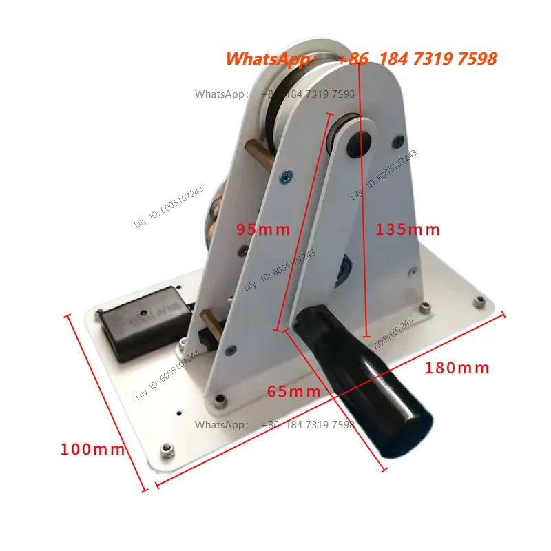 Hand Crank Generator USB Emergency Charging 12V Permanent Magnet Small Power Generator For Outdoor Camping Power 50W