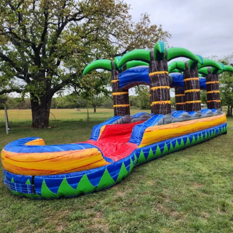 Kids Party Water Slide with Pool Inflatable Playground Slide Outdoor Inflatable Water Slidepromote sales