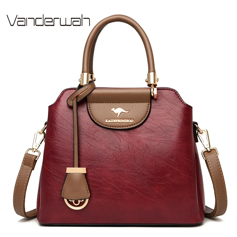 Casual Tote wysokiej jakości skórzana małe torby typu Crossbody dla kobiet 2024 nowe luksusowe torebki damskie designerskie torby prosta torba na ramię Sac