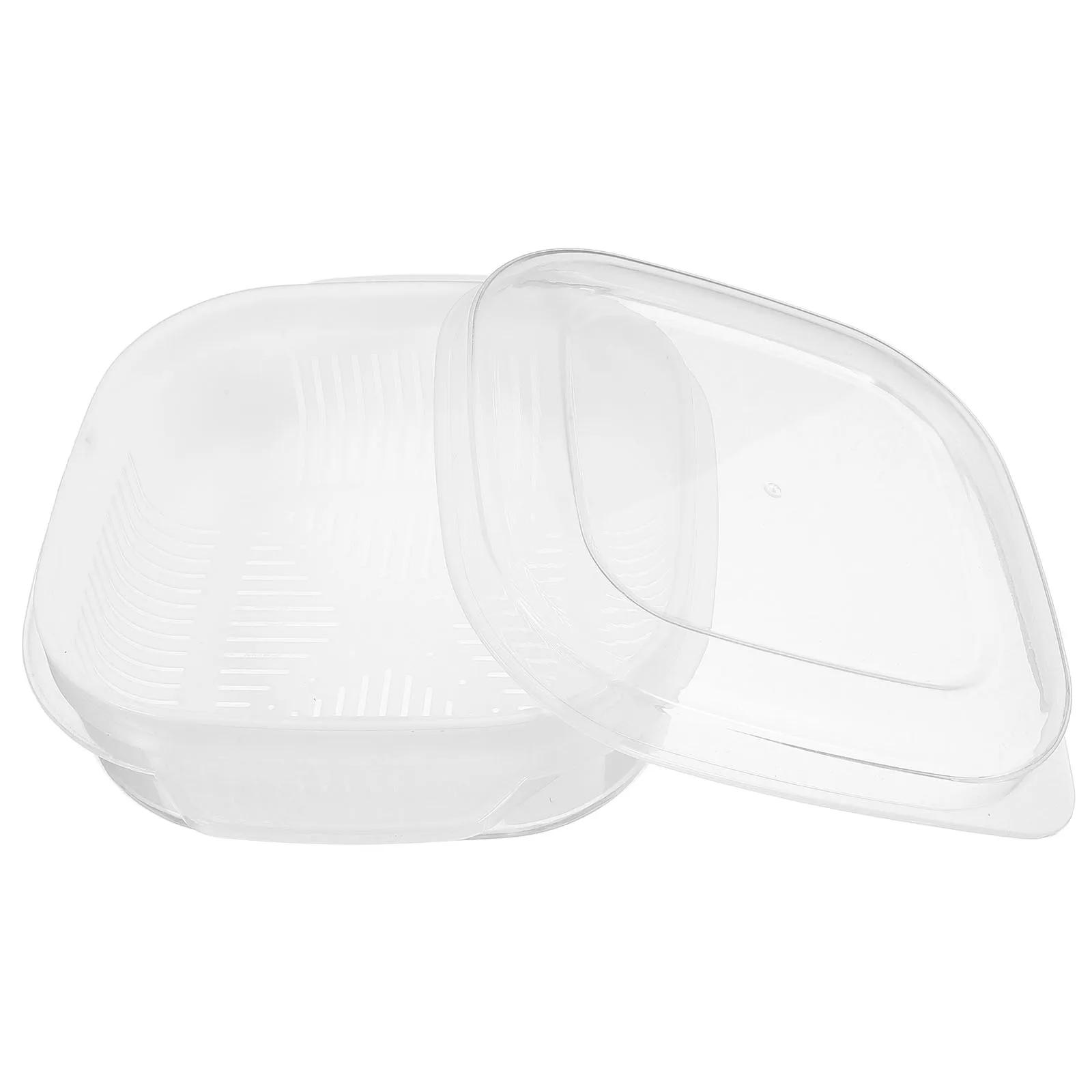 

1 Pc Microwave Safe Refrigerator Food Storage Box Thickened Polypropylene Reusable Vegetable Keeper Fridge Container