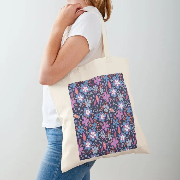 

Sakura Blossom Cretonne Flower Pattern Tote Bag Canvas shoulder bag tote bag tote university Women's shopper
