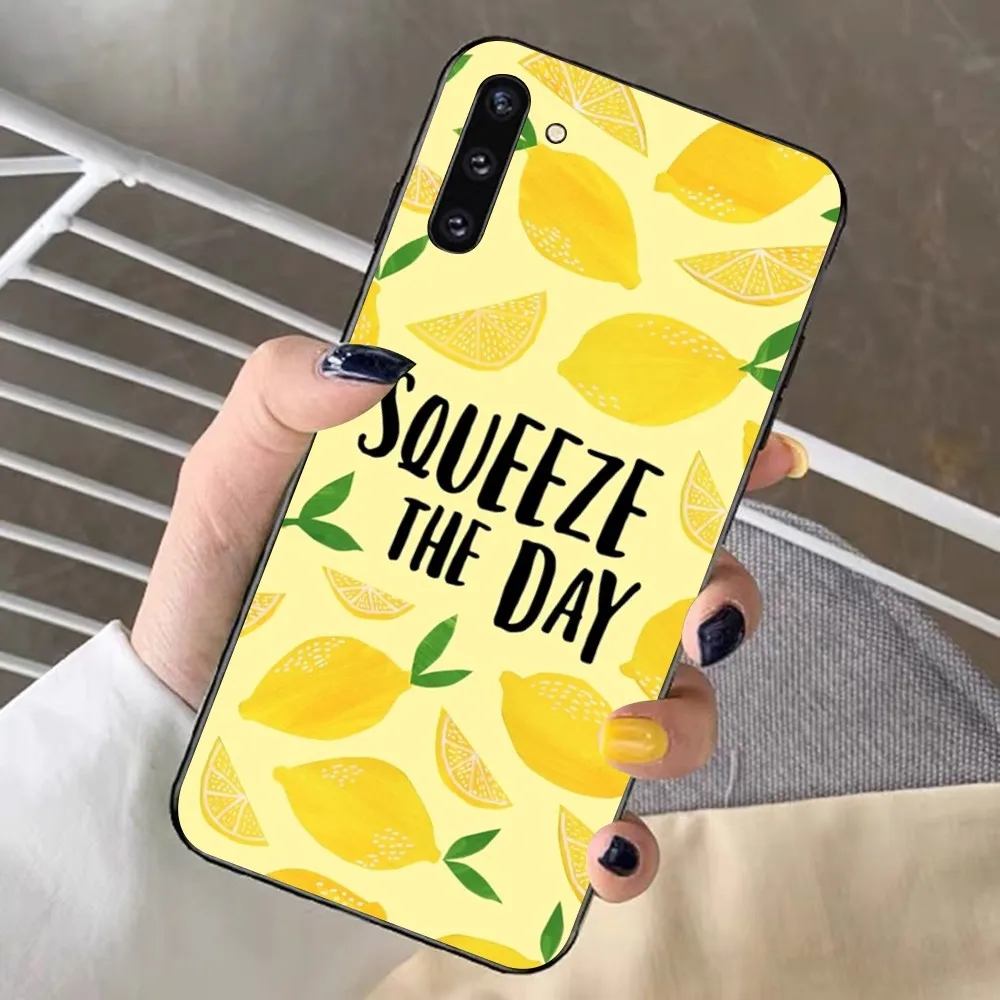 Fruit lemon Phone Case For Redmi Note 4 X 5 A 6 7 8 T 9 9S 10 11 11S 11Epro Poco M3 pro