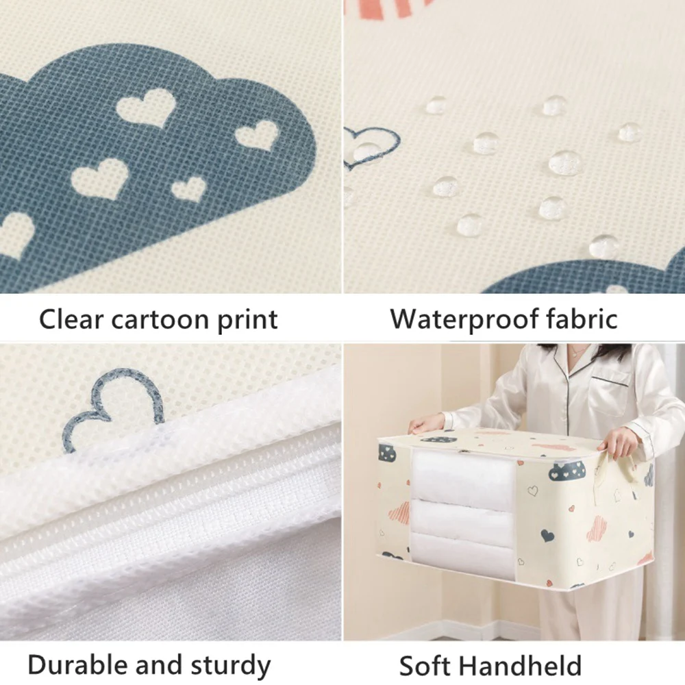 Moisture Dust Proof Proof Organizer Quilt Clothes Storage Bag Large Capacity Foldable Duvet Blanket Sorting Bags Storage Bag