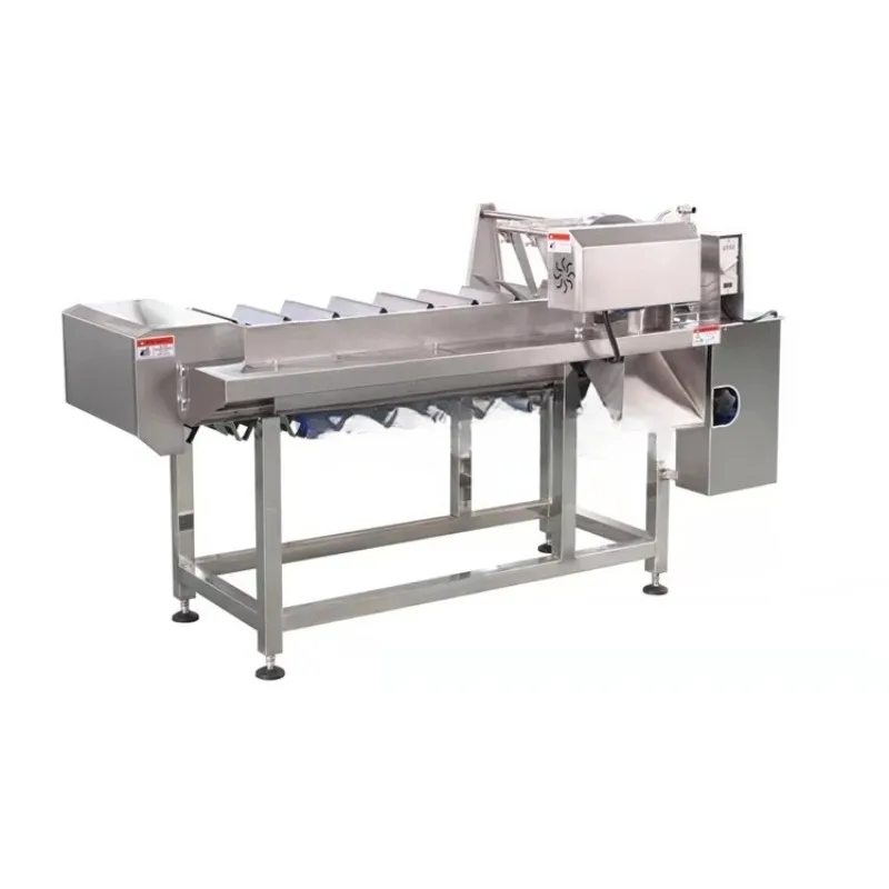 Automatic Sardine Fish Head Tail Cutting Machine High Capacity 304 SS Bulk Processing Lines