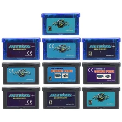 GBA Game Cartridge 32 Bit Video Game Console Card Metroid Series Fusion Zero Mission USA EUR Version