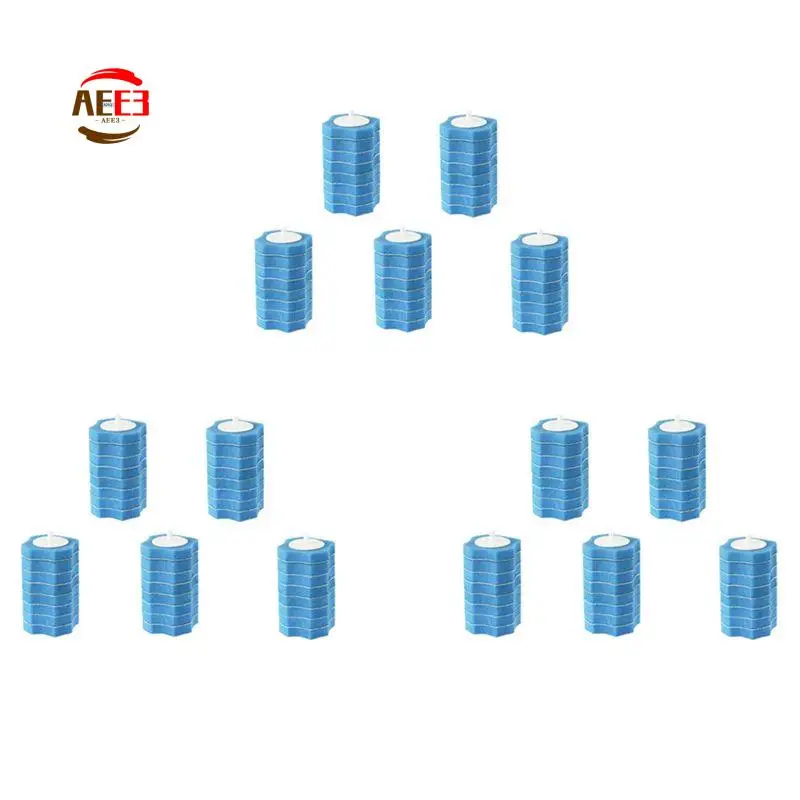AEE3-Disposable Toilet Cleaning System Disposable Toilet Flushable Refill Fresh Brush Flushable Refills - 120 Refills