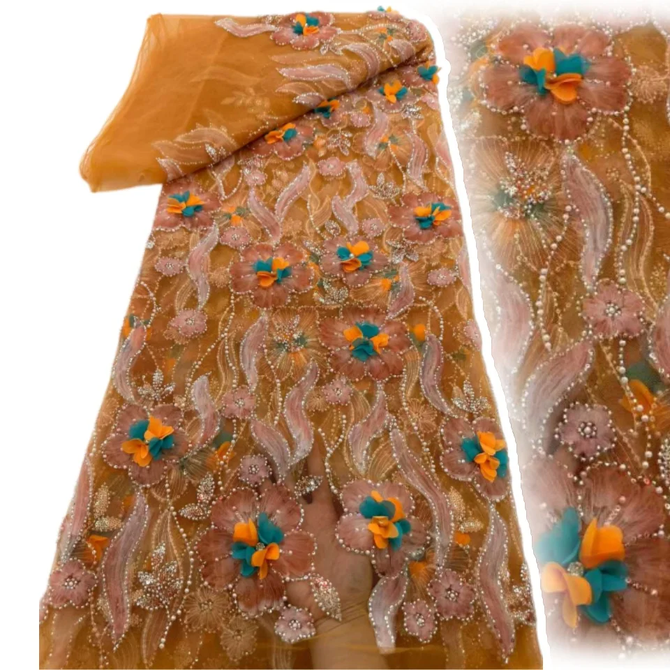 

Африканское кружево с пайетками, темно-синее, французское, нигерийское, с бисером, идеально подходит для пошива вечерних платьев и нарядов для вечеринок 2393