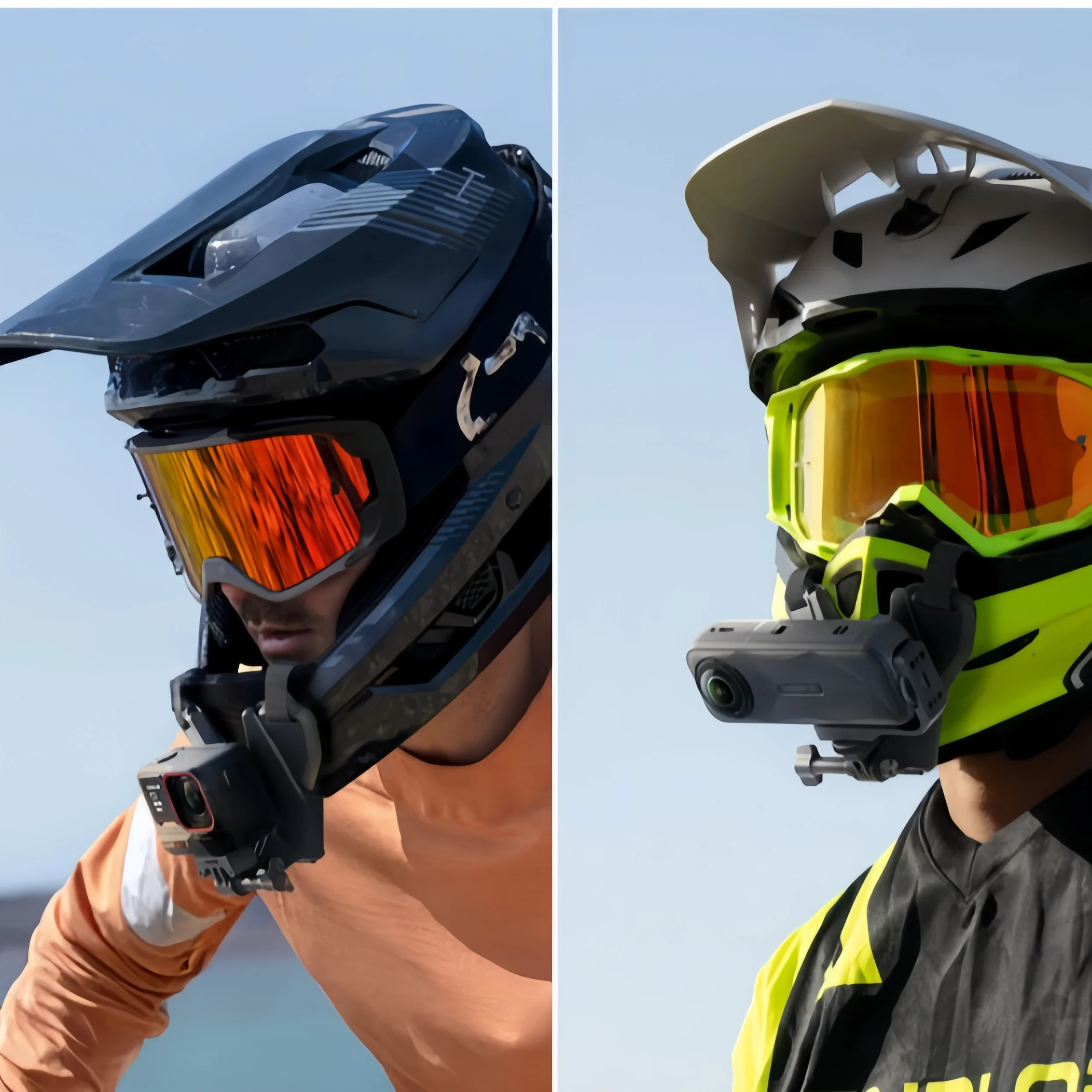 

Крепление на подбородок для шлема Insta360 2.0 для X5 X4 ONE X2 ONE RS GO 3/3S, оригинальный кронштейн для крепления камеры мотоцикла, аксессуар