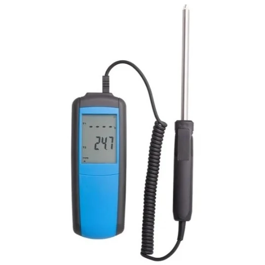 Industrial Thermometer TKDT 10 Contact Thermometer with Dual Channel Function Can Accurately Measure Temperature Difference