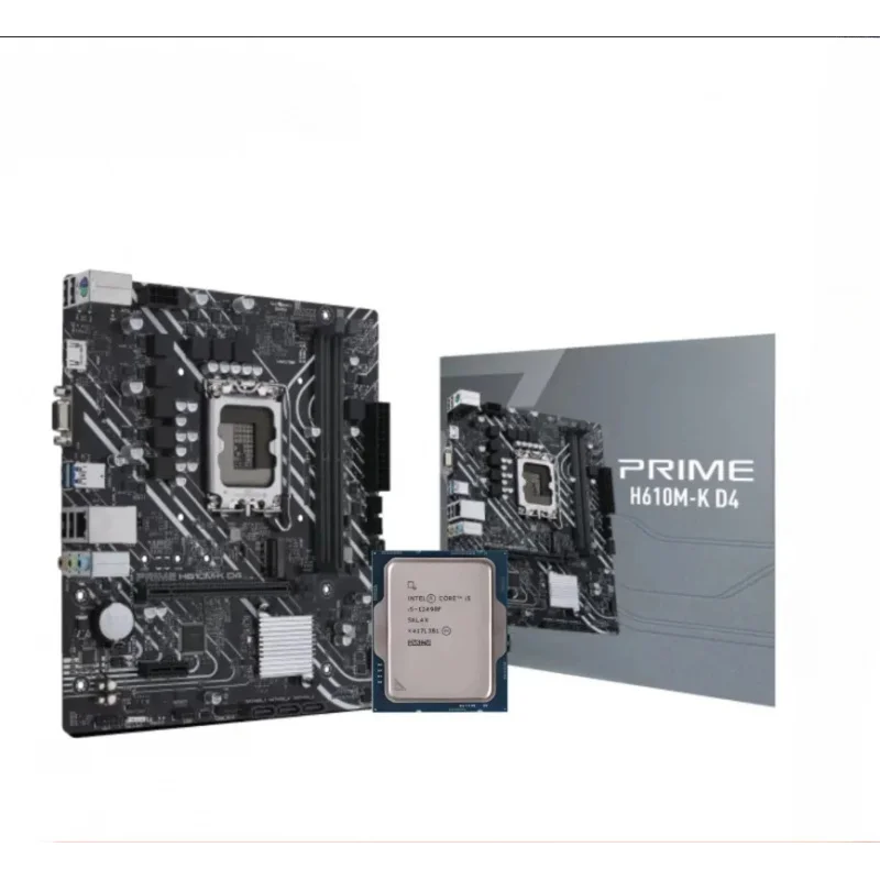 

XMSJ Brand-new for ASUS H610M-K + i5 12490F set CPU motherboard