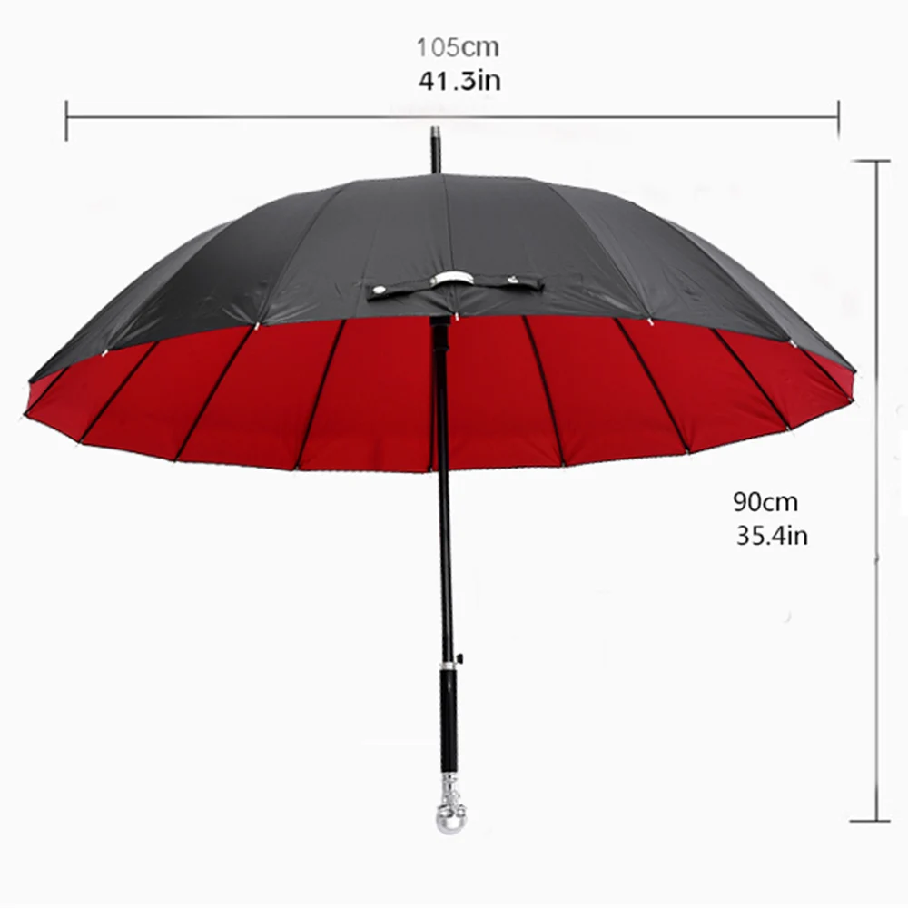 Silver Skull  Umbrella  Luxury Long Handle Sunny Umbrellas UV Protection Men Women Business Parasol Gentleman Gifts