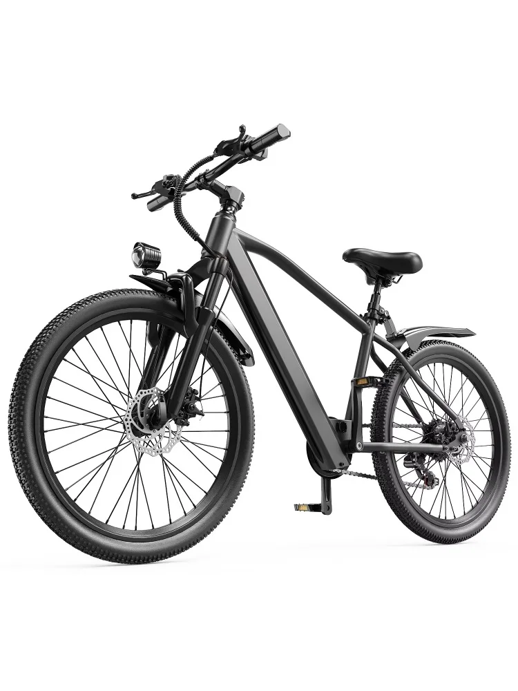 Aairsk GT300 Erwachsenen-E-Bike mit Leistungsstarkem Motor, 36V 10Ah Akku, City-Elektrofahrrad mit 26 Zoll Reifen, E-Mountainbike, Offroad-Elektrofahrrad