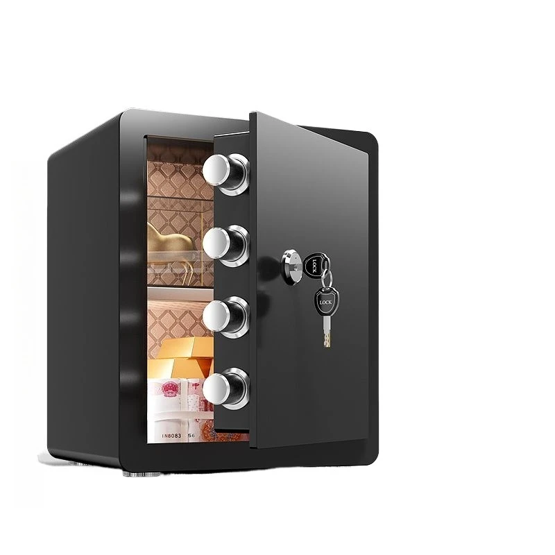 Safe Home New Mechanical Lock Safe Single Lock Key Unlocking Safe Deposit Box for the Elderly
