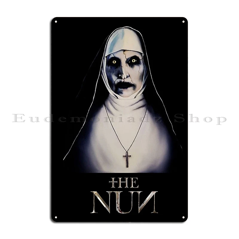 THE conjuring THE nun Annabelle Lorraine and Ed Warren Valak Painting Metal Party Create Designer Wall Decor Tin Sign Poster