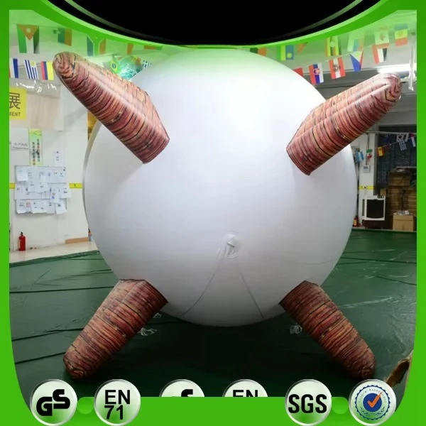 Customized RoBomb Inflatable Helium Outdoor Advertising Airship Drones Blimp Model