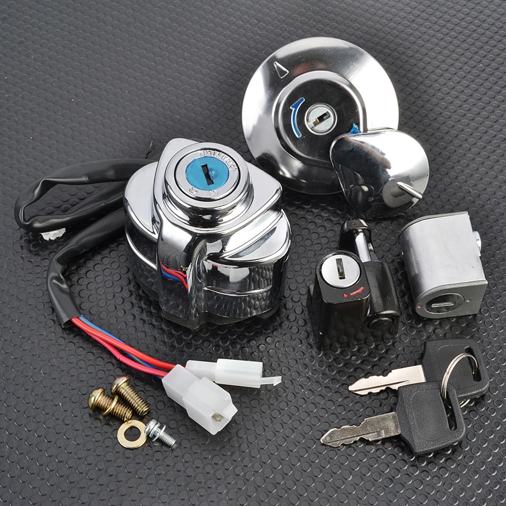 Fuel Gas Cap Ignition Switch Seat Lock For Honda VT750C Shadow Aero / VT750C2F Shadow Spirit 2007-2009 35010-MFE-670