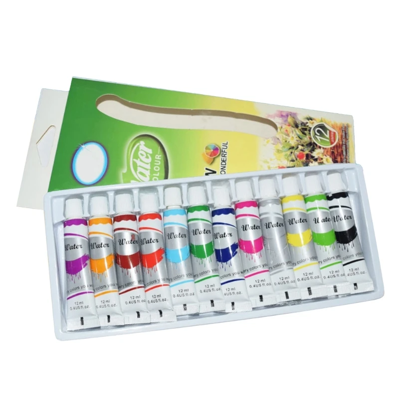 Acrylic Paint, 12 Colors Acrylic Paint Bottles Artist Acrylic Paint Rich Pigment