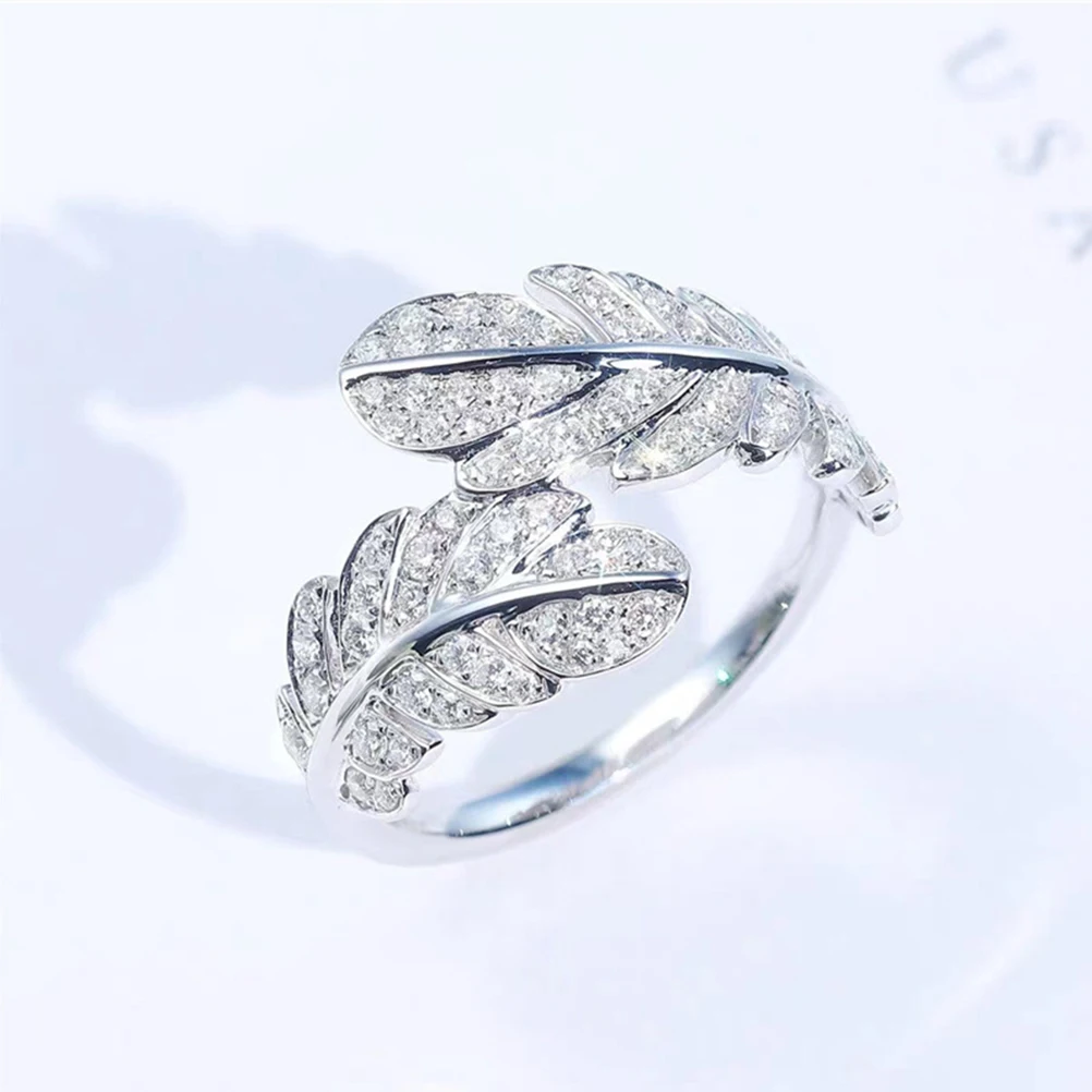 

Ring Women Statement Rhinestone Open Adjustable Fashion Finger Accessory Rings For Teen Girls Aesthetic Crystal Ring