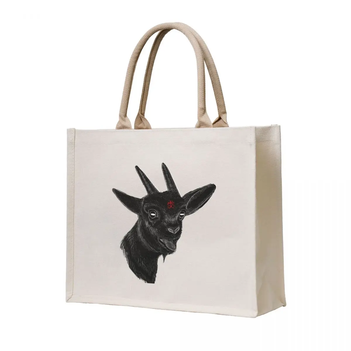 

Black Phillip Tote Bag cute pouch bag free delivery bags Portable shopping bag eco pack