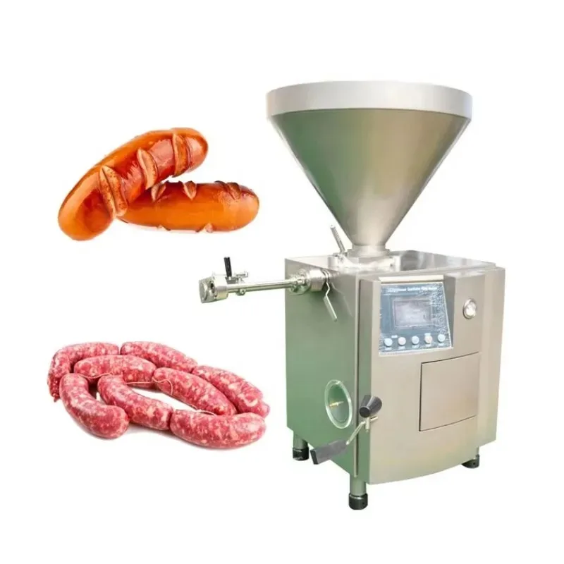 Customize Vacuum Quantitative Sausage Filler Stuffer Hot Dog Filler Salami Sausage Casing Ham Filler Electric Salmon
