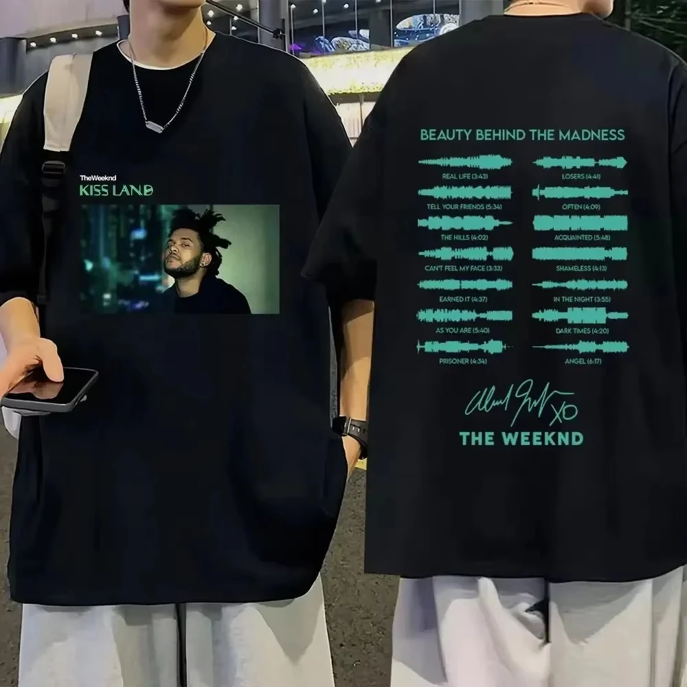 The Weeknd T-shirt After Hours Til Dawn Tour Take My Breath Graphic Tshirt Man Oversized Retro Fashion T Shirt Unisex Streetwear