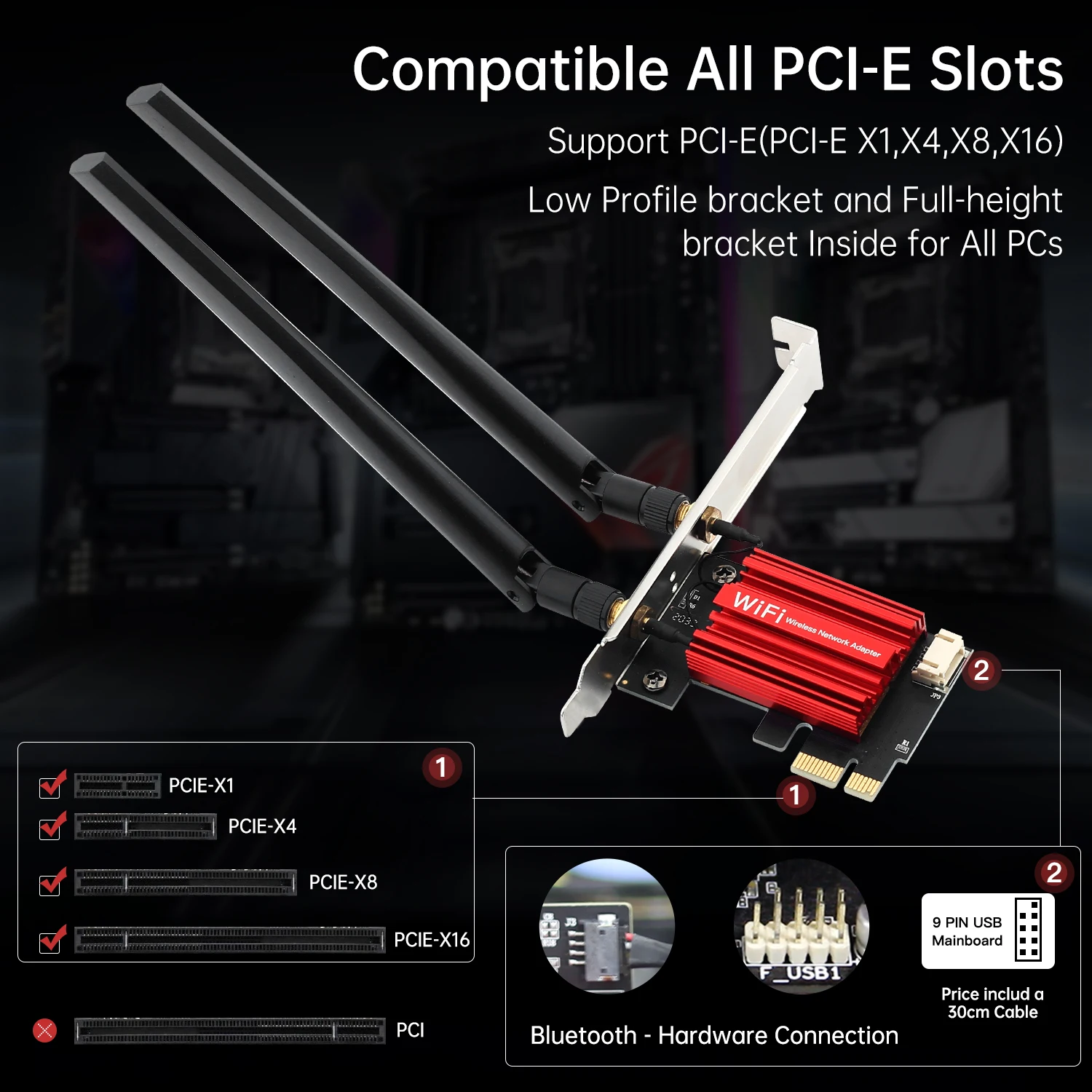 FENVI WiFi 5 AC1200 RTL8822CE PCIE WiFi محول ثنائي النطاق 2.4G/5 جيجا هرتز BT 5.1 802.11AC بطاقة الشبكة اللاسلكية للكمبيوتر ويندوز 10/11