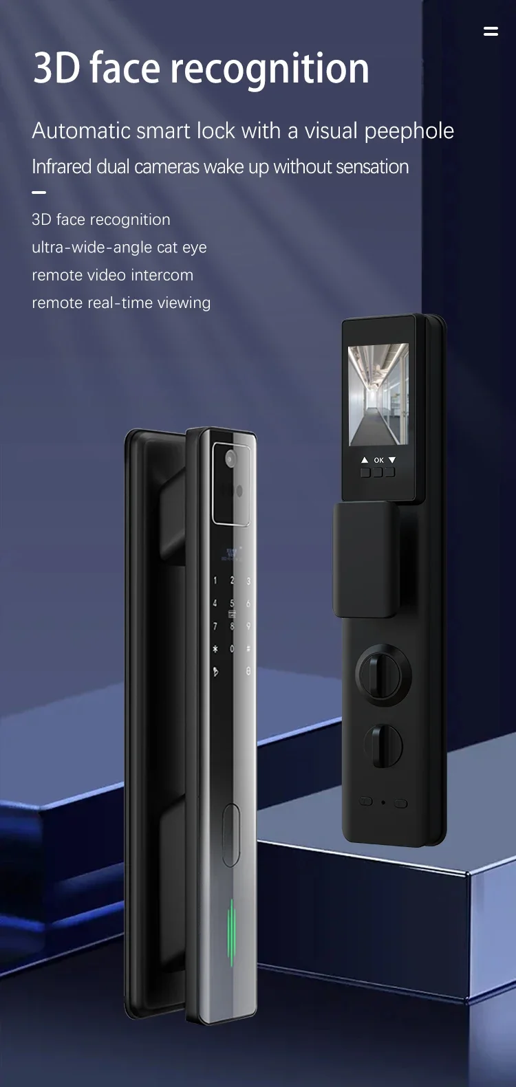 Smart Fingerprint Digital  Cheap Safe Door Lock for Home  Hotel Tuya Smart Door Lock Cerradura Inteligente Remote Control