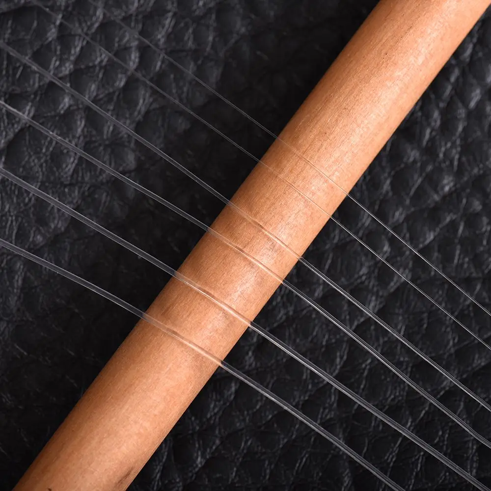 1/2/3/4/5/6x أداة سمك الشبوط سوبر قوية النايلون الصيد المقاود يطير خيط صنارة الصيد خطوط الصيد يطير الصيد الحبل مدبب زعيم #1