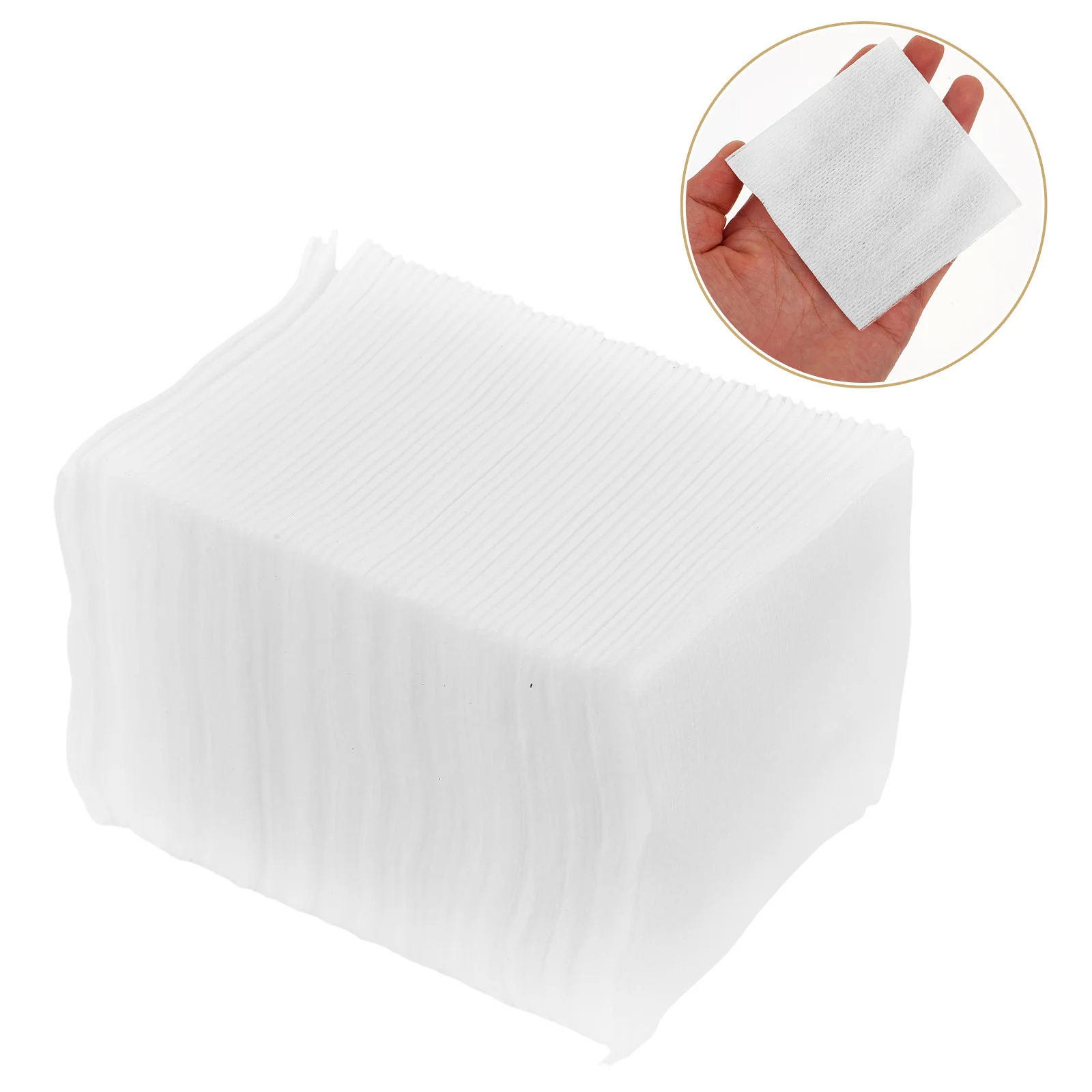 

1 Bag Disposable Makeup Remover Pads Non Woven Fabric Facial Cloths For Cleansing Skin Care Wet Dry Use Application