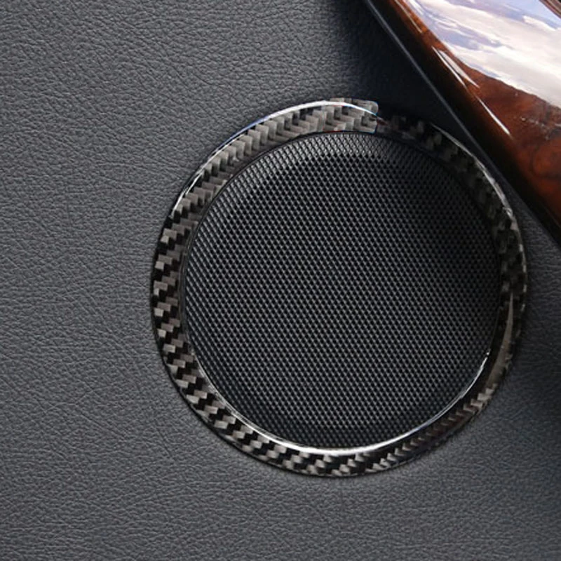 Car Styling Carbon Fiber Interior Button Panel Decoration Cover Trim Sticker Frame For BMW 3 Series F30 3gt F34 F32 Accessories