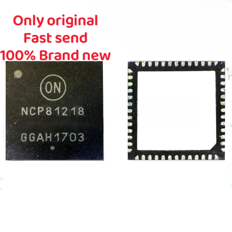 

5PCS 100% New NCP81218MNTXG NCP81218 81218 QFN-48 Chipset