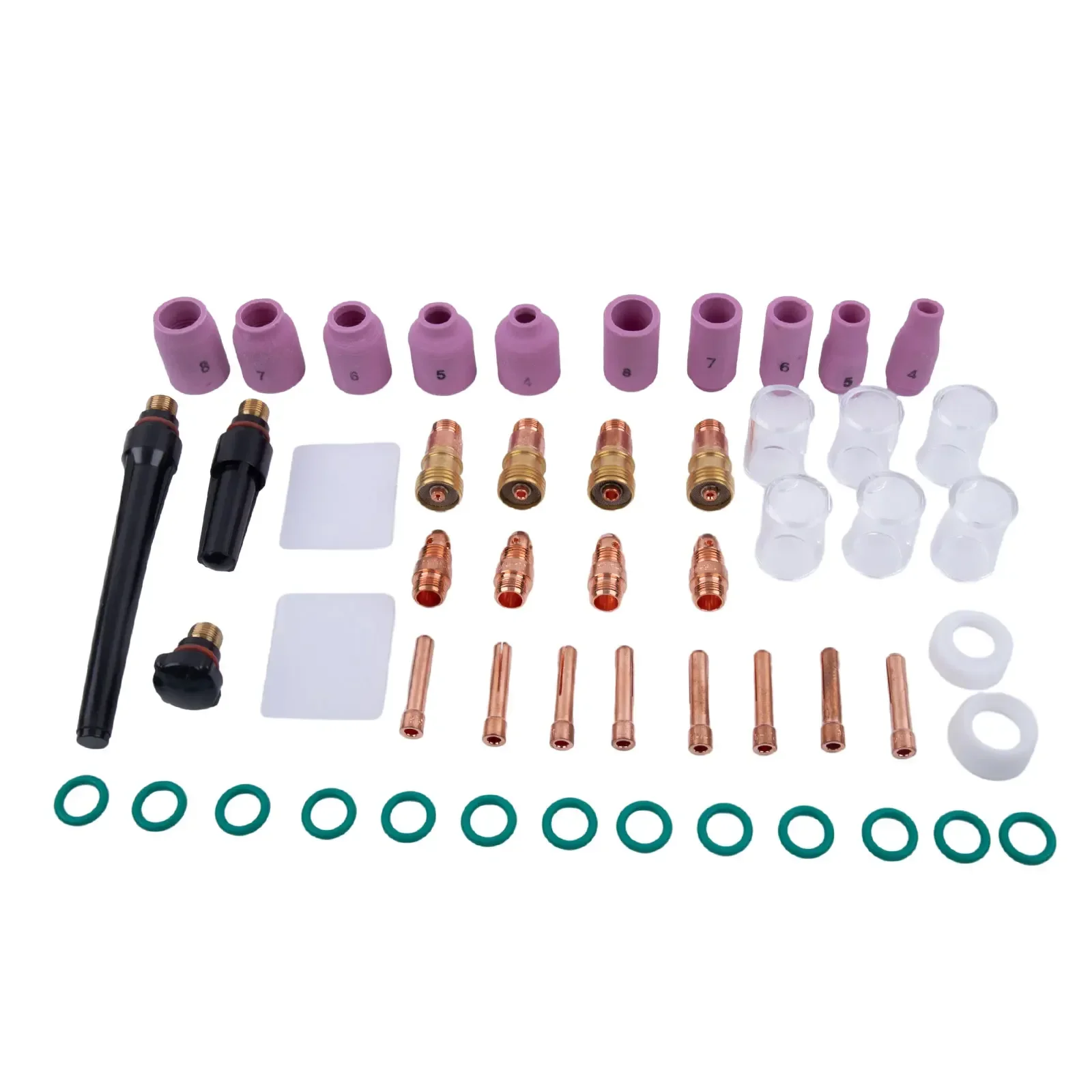 

TIG Welding Torch Accessories Industrial Accessories Collets Consumables For Synopsis WP-17/18/26 Gas Lens Glass Set Kit