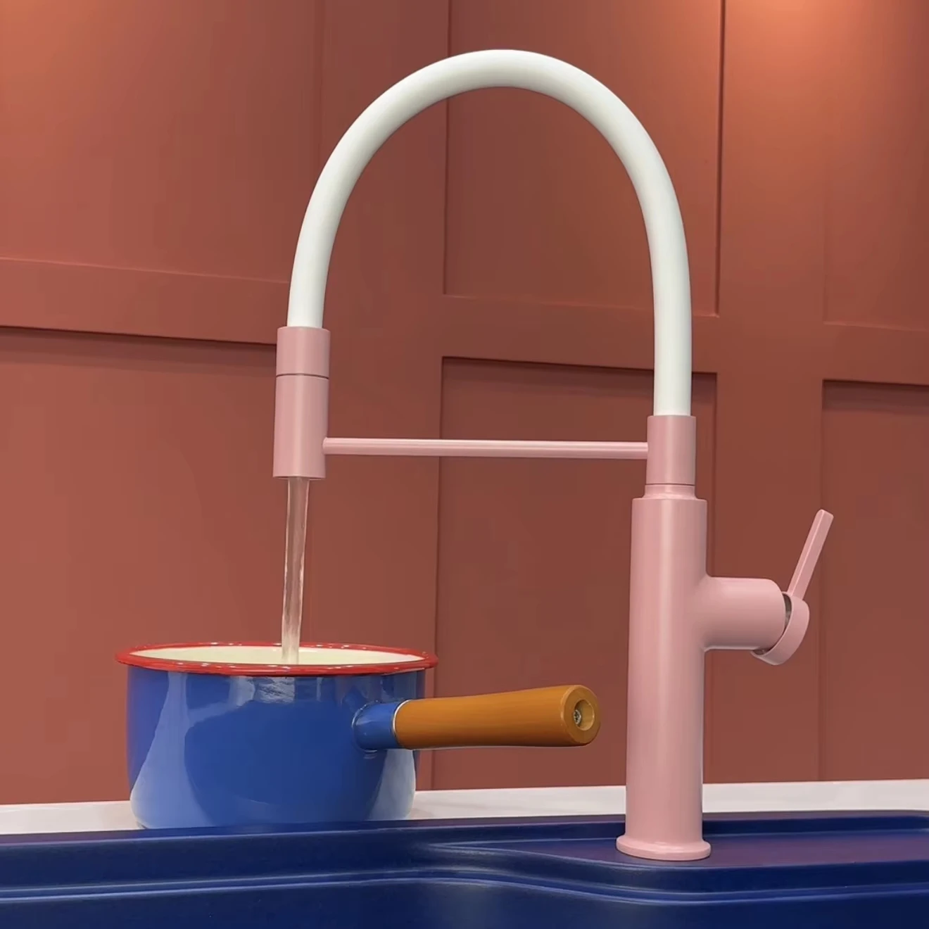 

Смеситель для кухни из цинкового сплава, смеситель для раковины с горячей и холодной водой, современный дизайн смесителя с умывальником