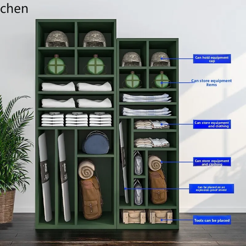 ZML Steel Classification Storage Cabinet Single and Multi-Grid Equipment Rack Storage Tool Organizer Cabinet