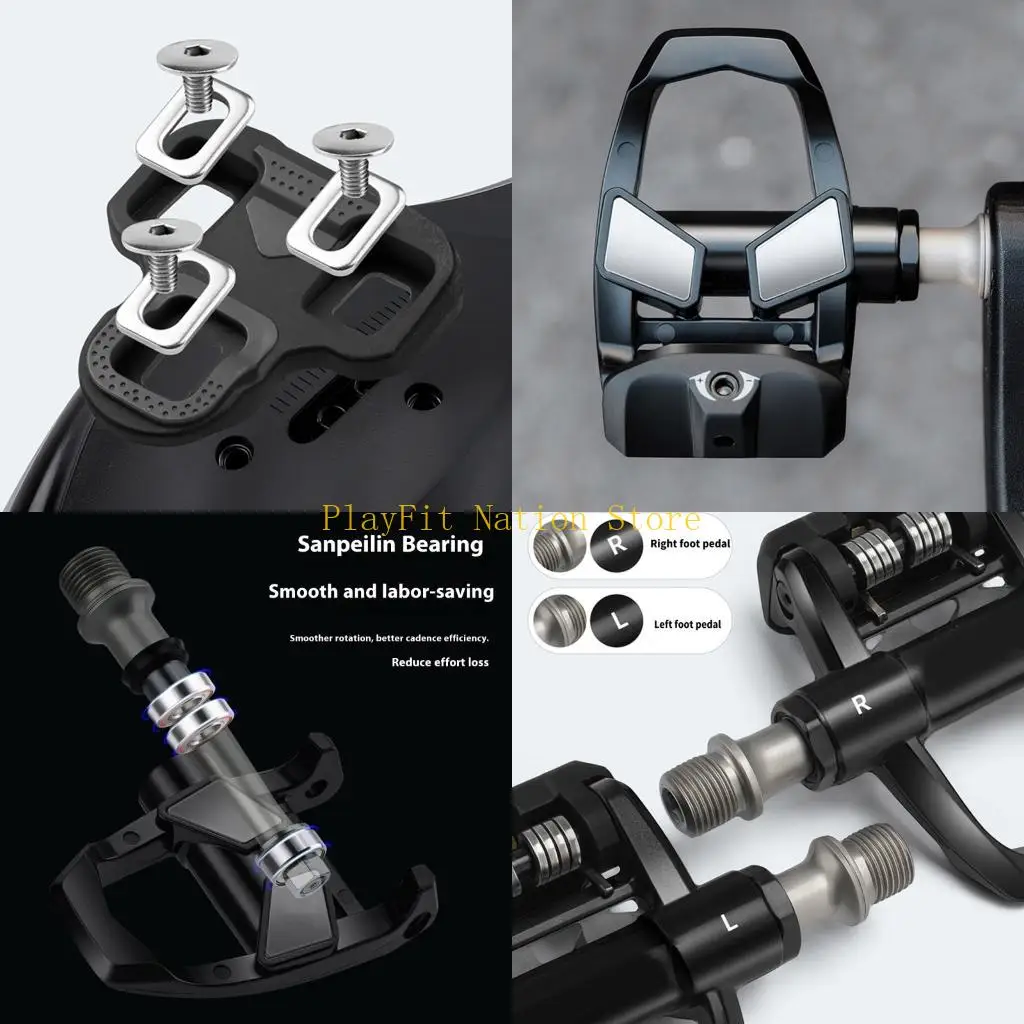 

242F Long Distances Bike Pedals Sealed Bearing Road Bike Pedals Ergonomic Designs