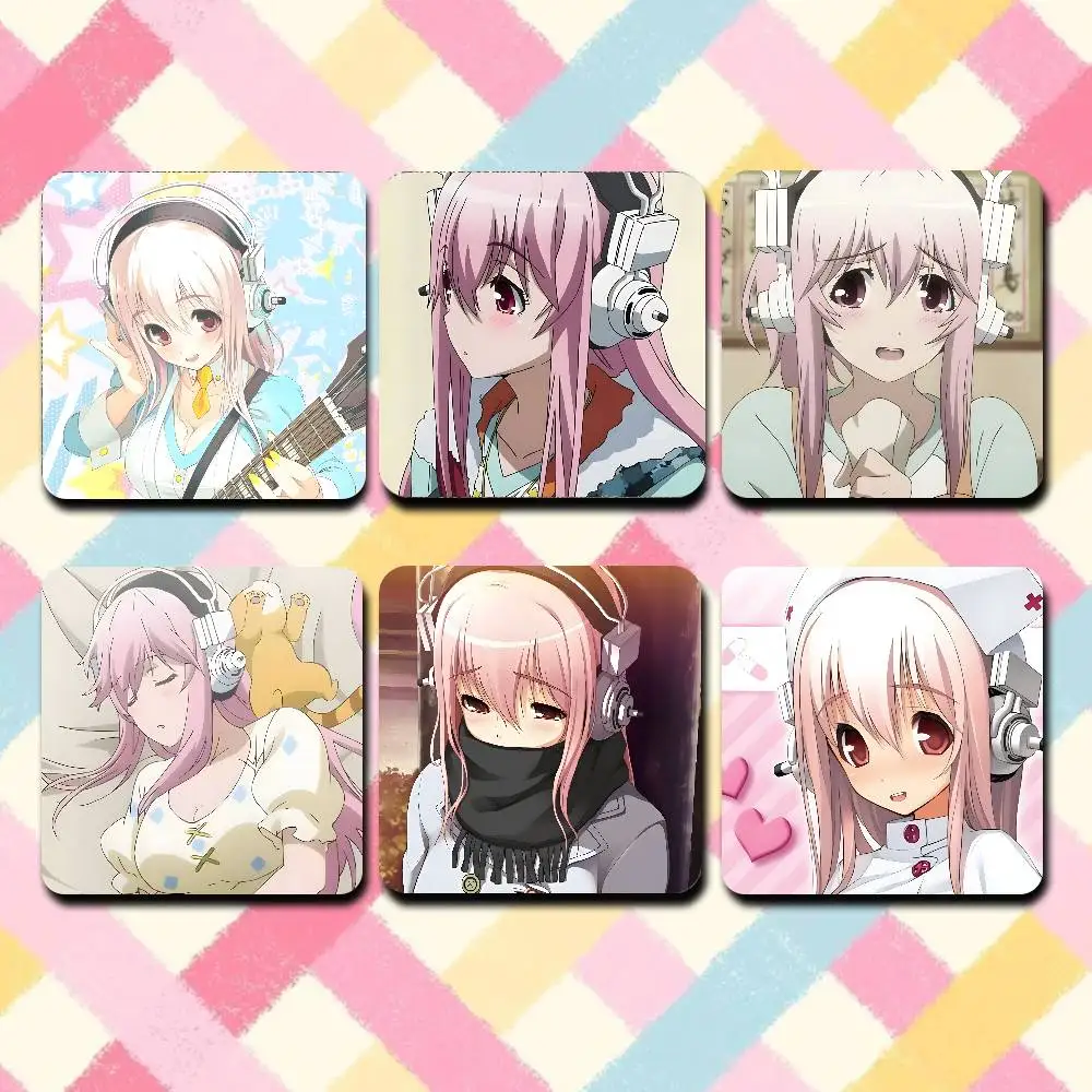Super S-sonico Anime Magnetic Refrigerator Magnets Cute and Creative Refrigerator Magnets Souvenirs and Gifts