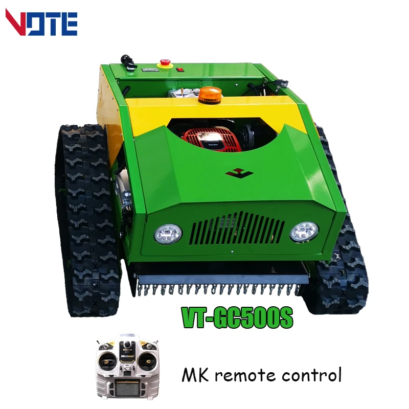 자동 맞춤형 크롤러 로봇 잔디 예초기, 자체 추진 리모컨 워킹 트랙터, 정원 잔디 절단 기계