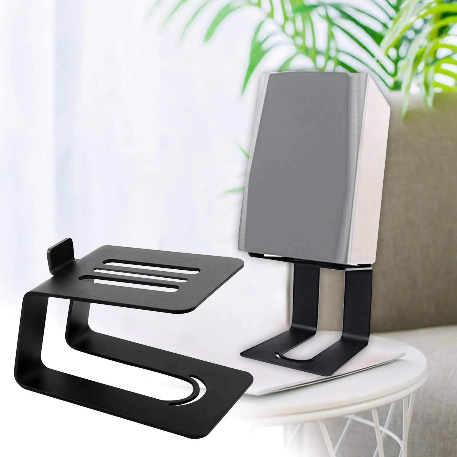 Speaker Desktop Stand Free Standing Easy Installation Desktop Speaker Stand