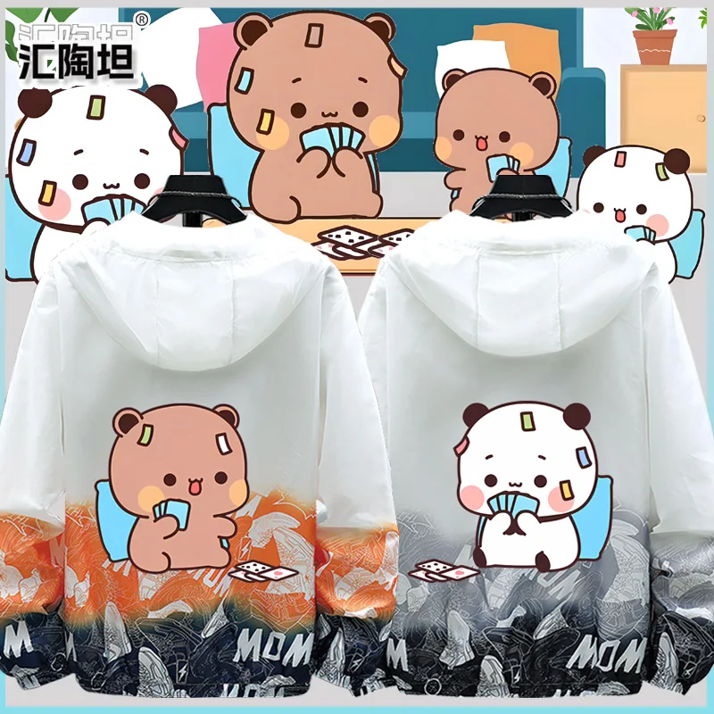 

Летняя парная солнцезащитная одежда с мультяшным принтом, верхняя одежда из тюэта, мужская и женская свободная посадка из полиэфирного волокна, длинная свеч-зи...