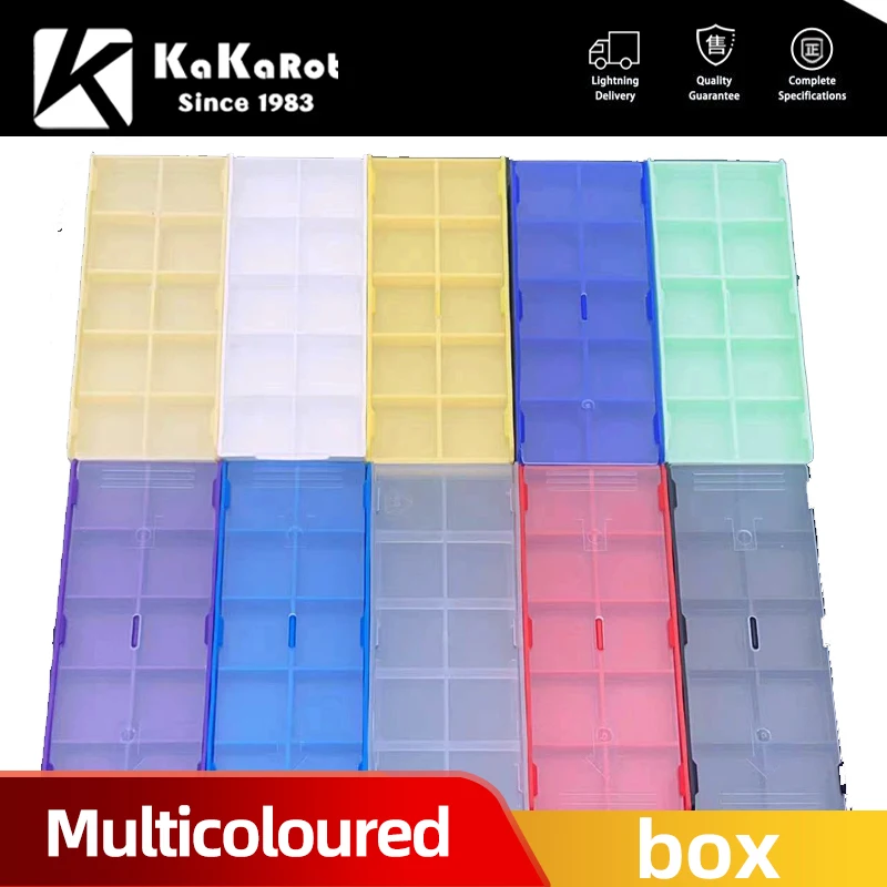 50pcs insert plastic box tool insert box For insertCarbide blade box milling cutter box single opening cutter box