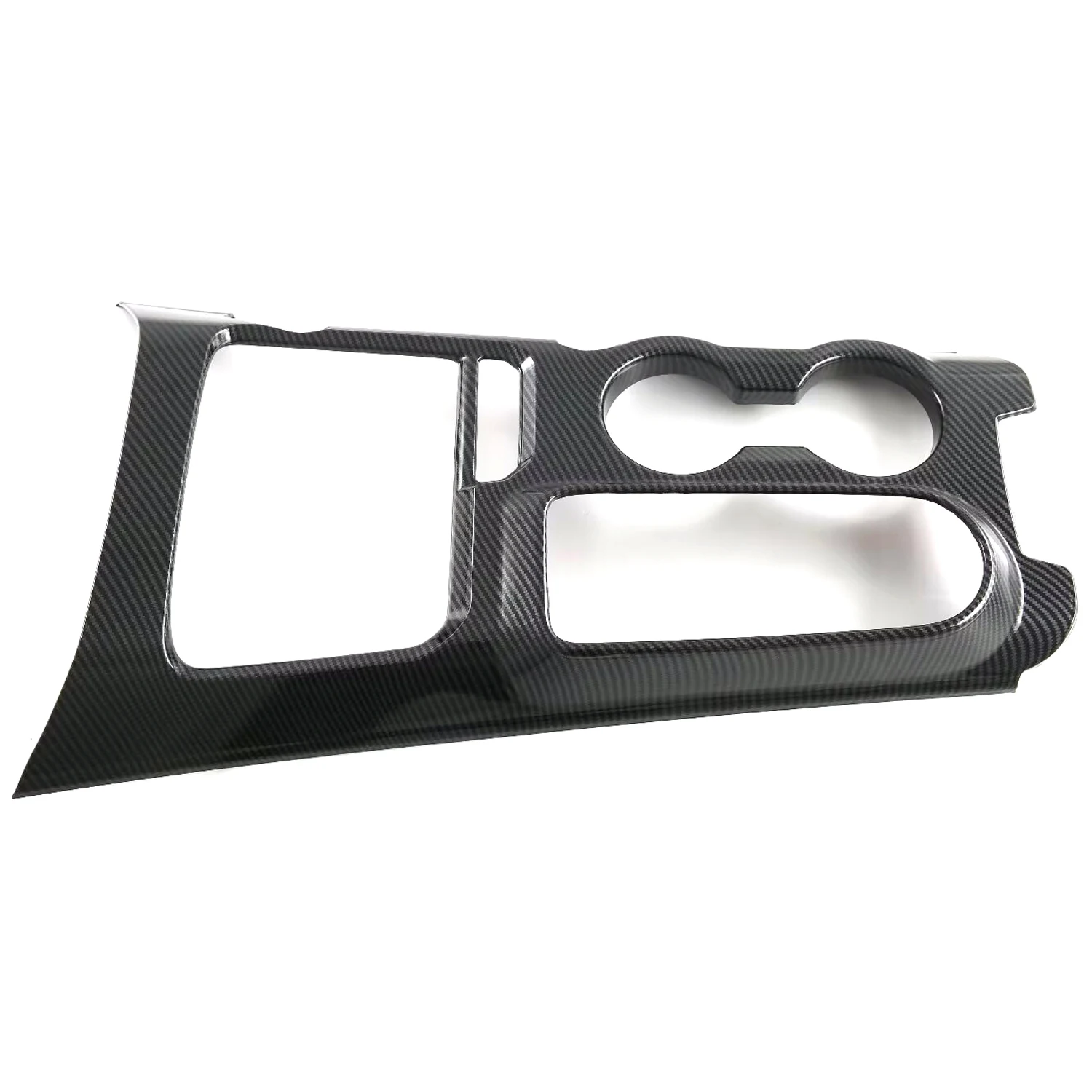 LHD! Car Accessories for Ford Bronco 2021 2022 2023 2024 2025 Carbon Fiber Printed Interior Console Gear Shift Panel Cover Trim