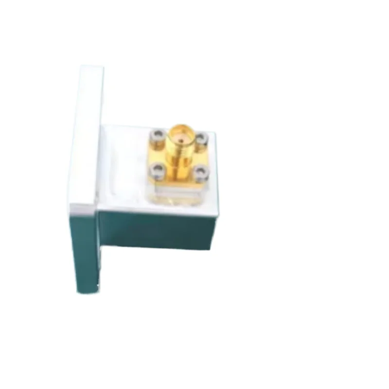 WR-75 to SMA Female Right Angle Waveguide to Coax Adapters UBR120 Flange, 9.84 - 15GHz