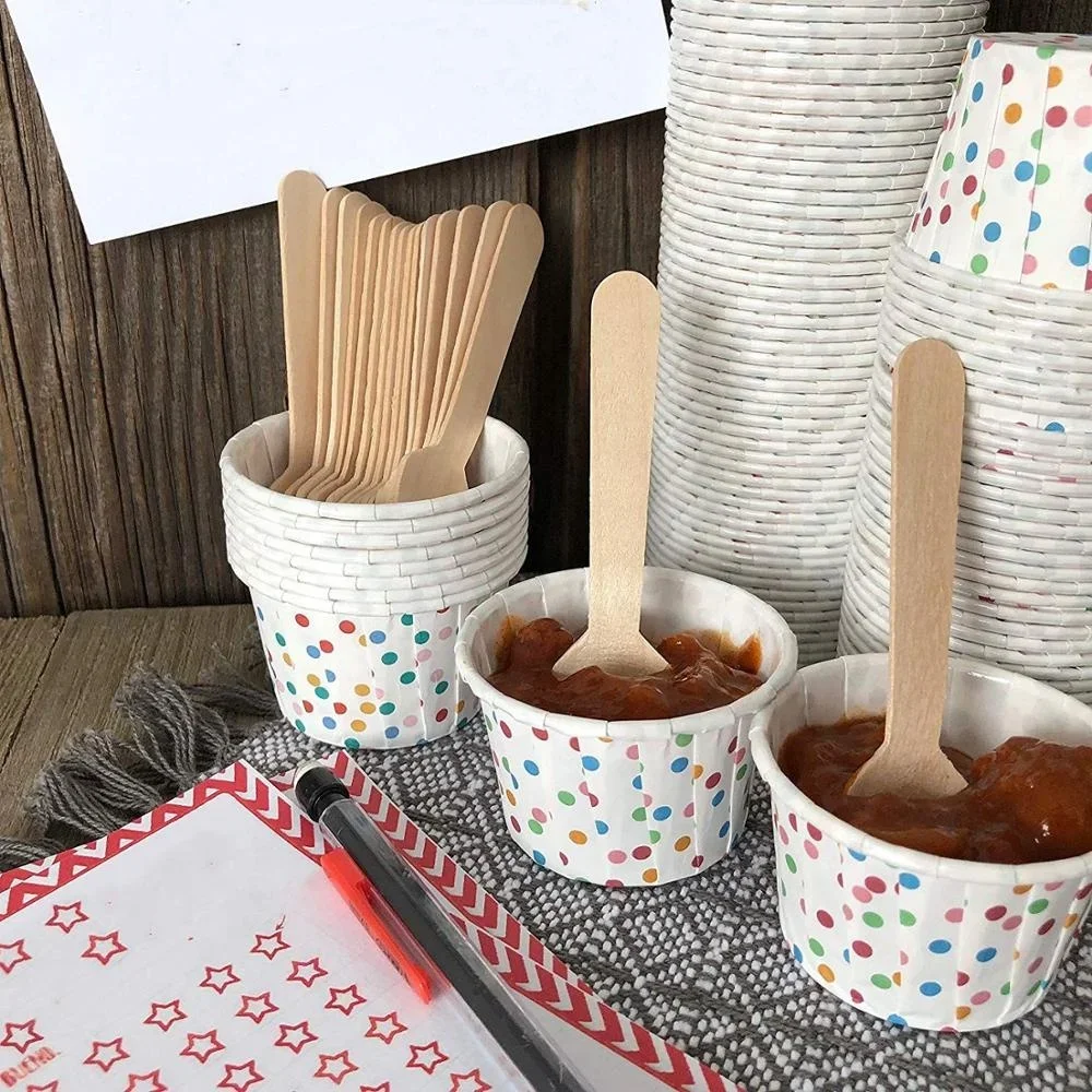 Mini pala de madera de 95 Mm, cuchara