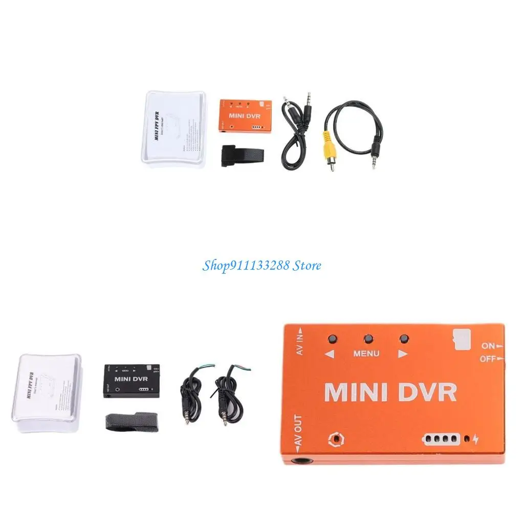 Mini FPV DVR Module with Built-in 3.7V 400mAh Battery Video and Sound Recorder for Quadcopters Multirotors Vehicle