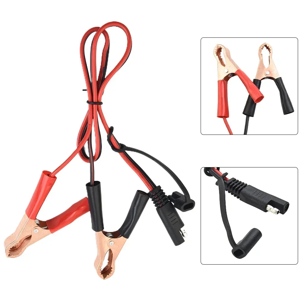 Brand New Battery Charger Part Cable Harness Plug To Battery Pratical Quick Disconnect Red Black SAE 12V 16AWG