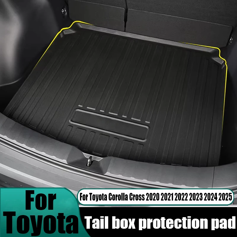 

Для Toyota Corolla Cross 2020 2021 2022 2023 2024 2025 защитная накладка на багажник из ТПУ, водонепроницаемые детали для модификации салона автомобиля