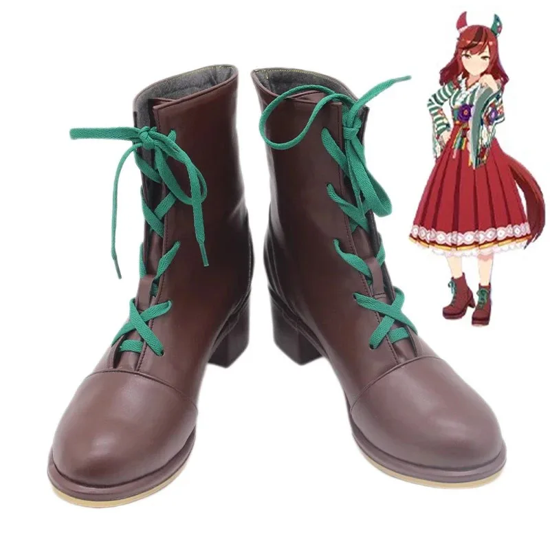 อะนิเมะ Umamusume Pretty Derby รองเท้าบูทแนวธรรมชาติ สำหรับงานฮาโลวีน งานคาร์นิวัล คอสเพลย์ ปาร์ตี้  อุปกรณ์เสริมสำหรับชุดแต่งกาย ty'4