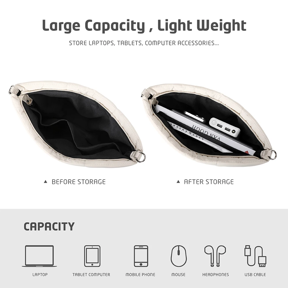 حقيبة كمبيوتر محمول مقاس 14 16 بوصة للكمبيوتر المحمول للفتيات حقيبة كمبيوتر محمول لطيفة لجهاز Macbook Pro/Air، حقيبة كمبيوتر محمول مبطنة خفيفة الوزن من Lenovo