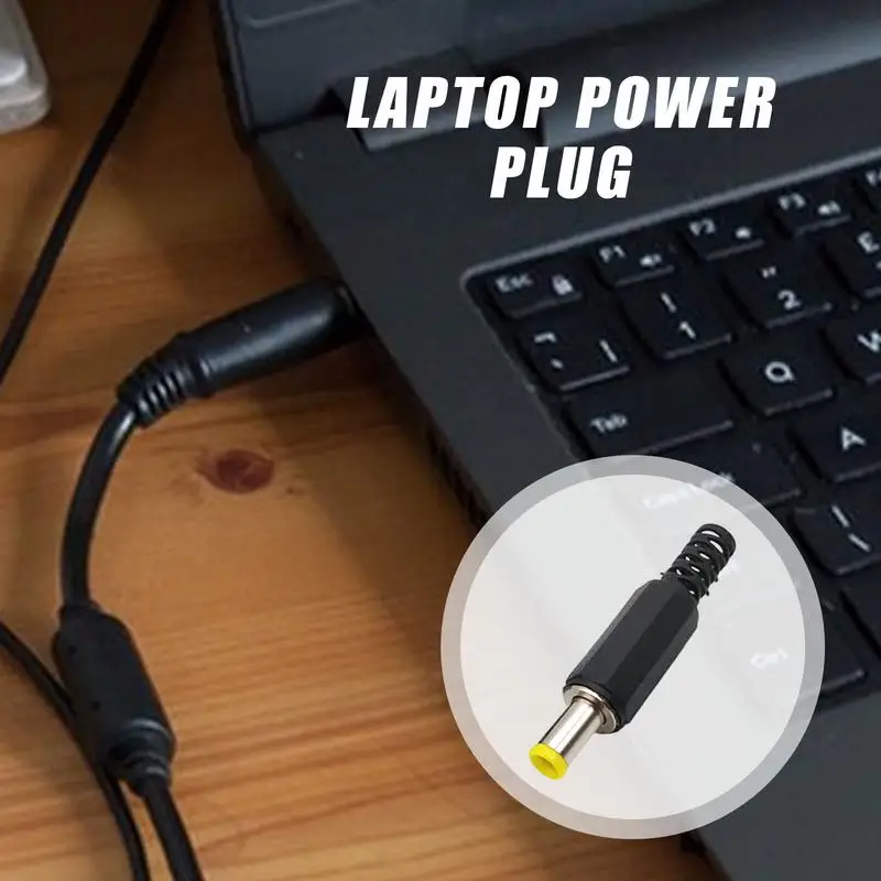 DC Plug Adapter Laptop Adapter Tips Universal Connectors Jack 6.0mm/6.4mm Connector Welding DC Plug With Pin DC Tip For Laptop