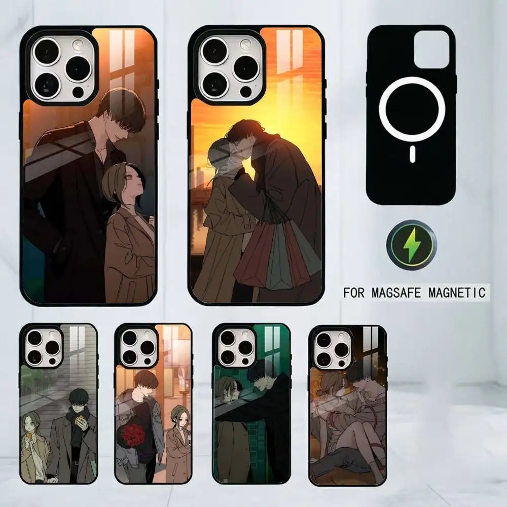 

T-Tears on a Withered Flower Phone Case For iPhone17,16,15,14,13,12,11 Plus,Pro Magnetic with Magsafe Wireless Charging